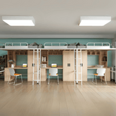 Alex-B Simple Plastic Stackable Sled Base Training Chair - Gavisco Office Furniture